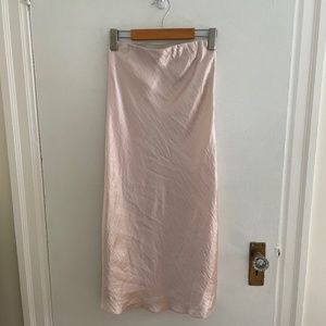 Babaton by Aritzia Slip Maxi Skirt in Denude